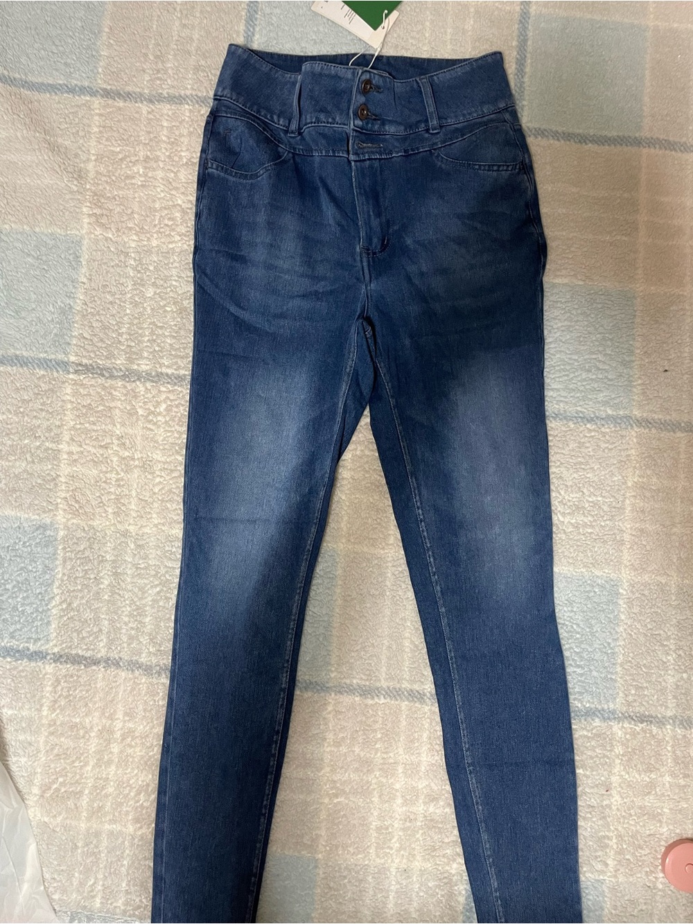 HALARA Dark Indigo High-Rise Skinny Jeans